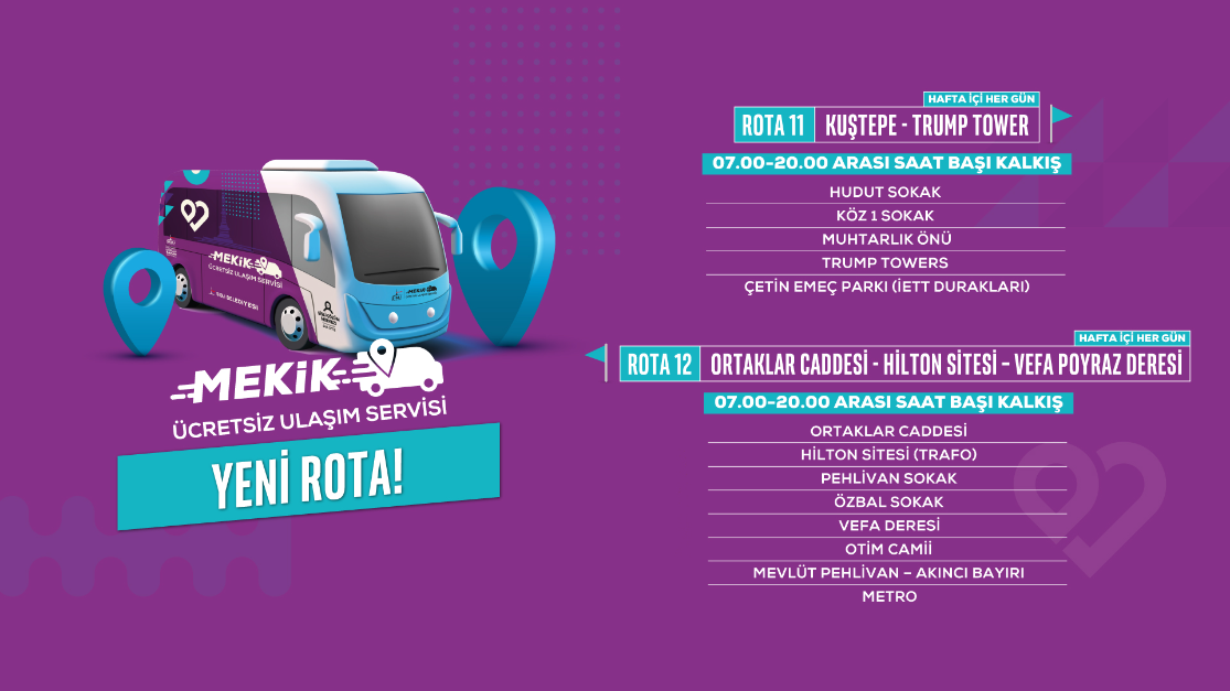 MEKİK'E 2 YENİ ROTA!